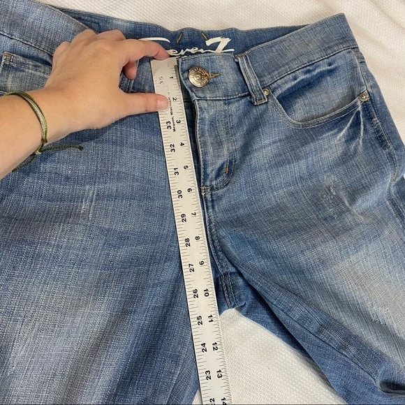 Seven7 Skinny Easy Fit Light Wash Jeans - Picture 4 of 8